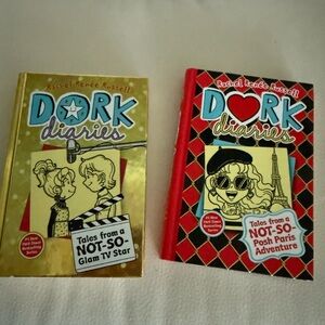 Dork Diaries Book Set - Gold and Red Covers.  Tales from a Not so Glam…